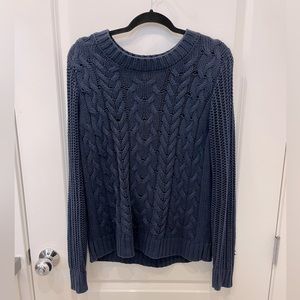 Frame Denim Blue Knit Sweater